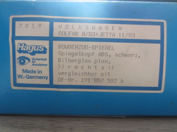 Specchietto retrovisore destro Volkswagen Golf 2 - immagine 4