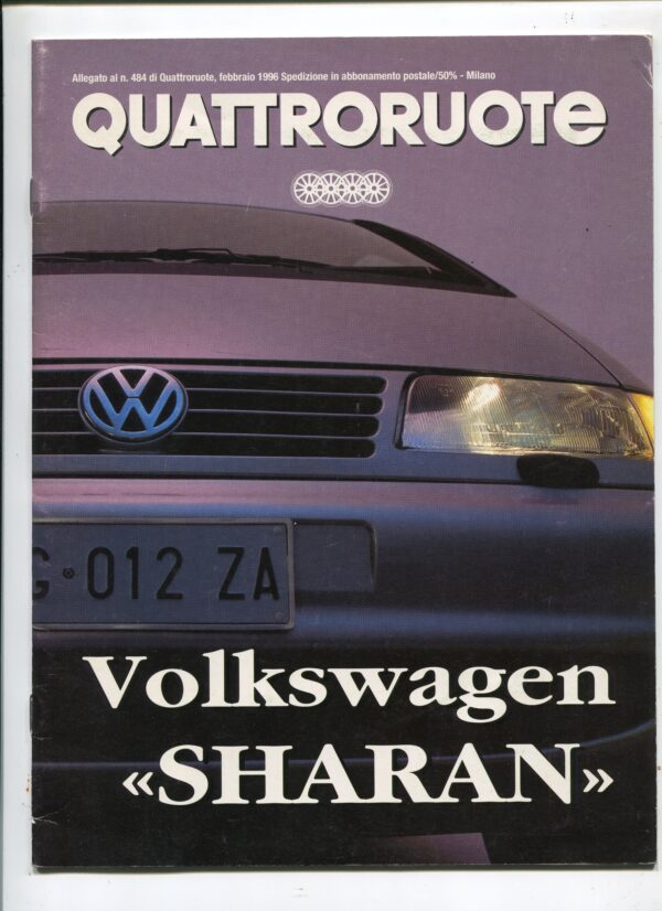 Rivista Quattroruote speciale servizio Volkswagen Sharan