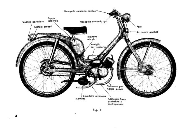 Libretto uso e manutenzione Lambretta Lambrettino edizione 1958 - immagine 2